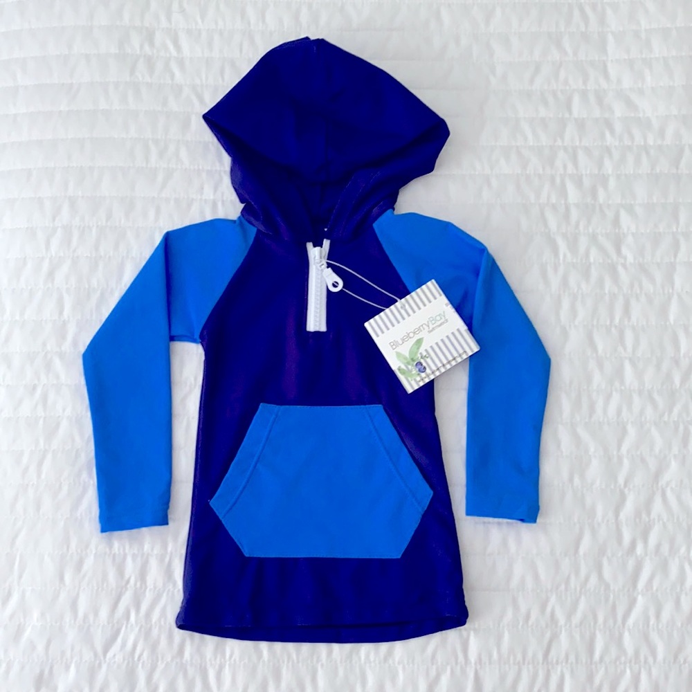 Sandy Shores Hooded Rash Guard by Blueberry Bay